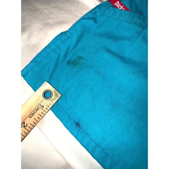Dickies Teal Scrub Set V-Neck Top & Elastic Waist Pants Size LG/GG - Picture 5 of 16